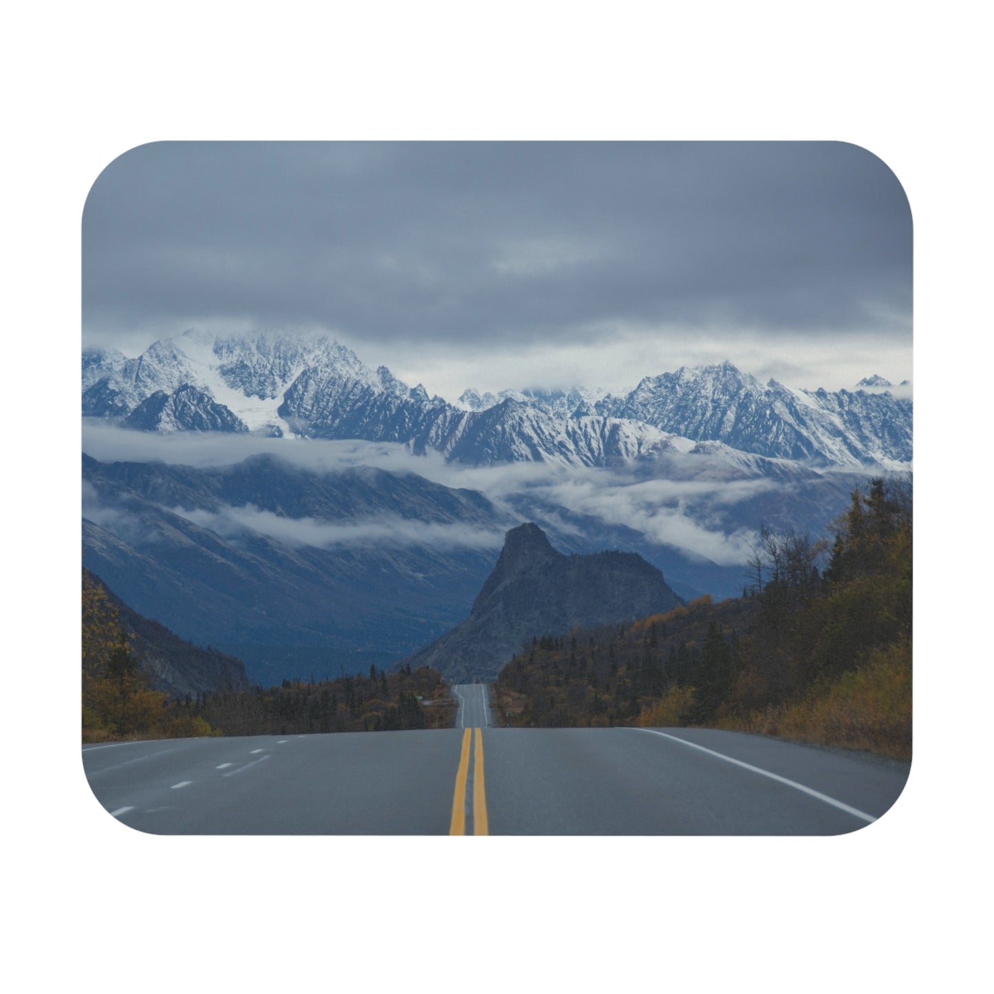 Alaska Highway Mouse Pad