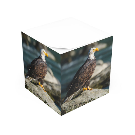 Regal Bald Eagle Note Cube