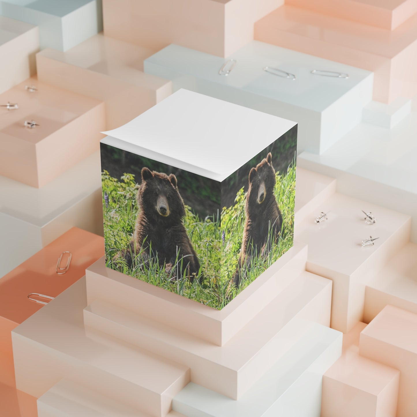 Pack Creek Teddy Bear Note Cube